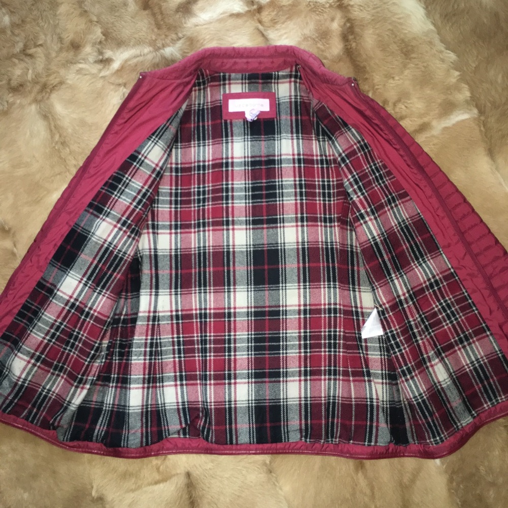Liz Claiborne Red Quilted Jacket XL - Picture 4 of 7